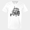 V-Neck Heavy Cotton 100% T-Shirt Thumbnail