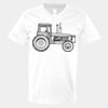 V-Neck Heavy Cotton 100% T-Shirt Thumbnail