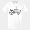 V-Neck Heavy Cotton 100% T-Shirt Thumbnail