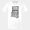 V-Neck Heavy Cotton 100% T-Shirt Thumbnail