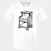 V-Neck Heavy Cotton 100% T-Shirt Thumbnail