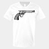 V-Neck Heavy Cotton 100% T-Shirt Thumbnail