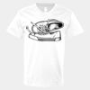 V-Neck Heavy Cotton 100% T-Shirt Thumbnail