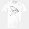 V-Neck Heavy Cotton 100% T-Shirt Thumbnail