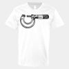 V-Neck Heavy Cotton 100% T-Shirt Thumbnail