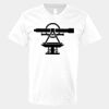 V-Neck Heavy Cotton 100% T-Shirt Thumbnail