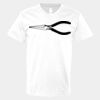 V-Neck Heavy Cotton 100% T-Shirt Thumbnail