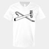 V-Neck Heavy Cotton 100% T-Shirt Thumbnail