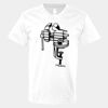 V-Neck Heavy Cotton 100% T-Shirt Thumbnail