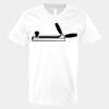 V-Neck Heavy Cotton 100% T-Shirt Thumbnail