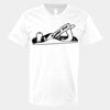 V-Neck Heavy Cotton 100% T-Shirt Thumbnail