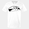 V-Neck Heavy Cotton 100% T-Shirt Thumbnail