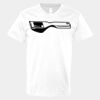 V-Neck Heavy Cotton 100% T-Shirt Thumbnail