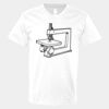 V-Neck Heavy Cotton 100% T-Shirt Thumbnail