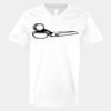 V-Neck Heavy Cotton 100% T-Shirt Thumbnail