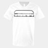 V-Neck Heavy Cotton 100% T-Shirt Thumbnail