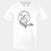 V-Neck Heavy Cotton 100% T-Shirt Thumbnail