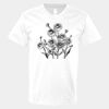 V-Neck Heavy Cotton 100% T-Shirt Thumbnail