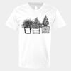 V-Neck Heavy Cotton 100% T-Shirt Thumbnail
