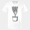 V-Neck Heavy Cotton 100% T-Shirt Thumbnail