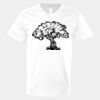 V-Neck Heavy Cotton 100% T-Shirt Thumbnail