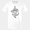 V-Neck Heavy Cotton 100% T-Shirt Thumbnail