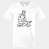 V-Neck Heavy Cotton 100% T-Shirt Thumbnail
