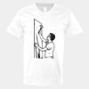 V-Neck Heavy Cotton 100% T-Shirt Thumbnail