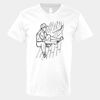 V-Neck Heavy Cotton 100% T-Shirt Thumbnail