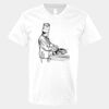 V-Neck Heavy Cotton 100% T-Shirt Thumbnail