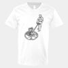 V-Neck Heavy Cotton 100% T-Shirt Thumbnail