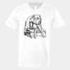 V-Neck Heavy Cotton 100% T-Shirt Thumbnail