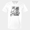 V-Neck Heavy Cotton 100% T-Shirt Thumbnail