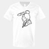 V-Neck Heavy Cotton 100% T-Shirt Thumbnail