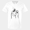 V-Neck Heavy Cotton 100% T-Shirt Thumbnail
