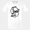 V-Neck Heavy Cotton 100% T-Shirt Thumbnail