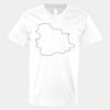 V-Neck Heavy Cotton 100% T-Shirt Thumbnail