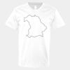 V-Neck Heavy Cotton 100% T-Shirt Thumbnail