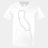 V-Neck Heavy Cotton 100% T-Shirt Thumbnail