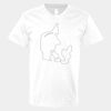 V-Neck Heavy Cotton 100% T-Shirt Thumbnail
