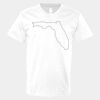 V-Neck Heavy Cotton 100% T-Shirt Thumbnail