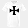 V-Neck Heavy Cotton 100% T-Shirt Thumbnail