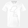 V-Neck Heavy Cotton 100% T-Shirt Thumbnail