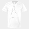 V-Neck Heavy Cotton 100% T-Shirt Thumbnail