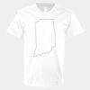 V-Neck Heavy Cotton 100% T-Shirt Thumbnail