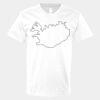 V-Neck Heavy Cotton 100% T-Shirt Thumbnail