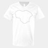 V-Neck Heavy Cotton 100% T-Shirt Thumbnail