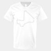 V-Neck Heavy Cotton 100% T-Shirt Thumbnail