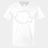 V-Neck Heavy Cotton 100% T-Shirt Thumbnail