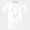 V-Neck Heavy Cotton 100% T-Shirt Thumbnail